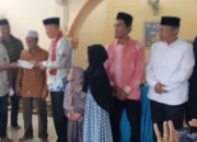 Ratusan Masyarakat Nagari Panti Sambut Bupati Sabar AS, hadiri Maulid Nabi di Masjid AL Ikhlas Kajai II Panti ,