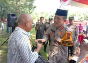 Kapolres Binjai Sapa Warga Limau Sundai Melalui Jumat Curhat Serta Bhakti Sosial