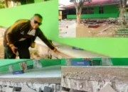 Proyek Siluman, Pelaksana Rehabilitasi Gedung SMP Negri 1 Ketapang diduga Asal Jadi