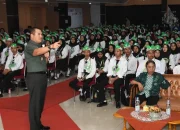 Danrem 044/Gapo Berikan Kuliah Pada PKKMB STIFI Bhakti Pertiwi