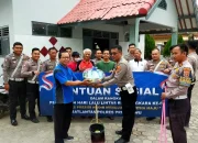 Sambut HUT Lalu Lintas ke-69, Satuan Lalulintas Polres Pringsewu Gelar Bakti Sosial Religi