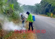 Camat Gelumbang Bersama Pemdes Desa Suka Menang Giat Gotong Royong