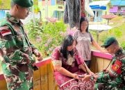 Dedikasi Satgas Yonarmed 11 Kostrad Berikan Pengobatan Gratis 