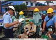 Pelatihan Penanggulangan Bencana dan Kebakaran di Rumah Sakit Angkatan Udara Dr. M Salamun