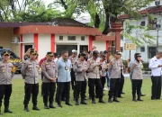 Kasat Ops Res Muara Enim Pimpin Apel Pagi Operasi Mantap Praja 2024