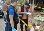 Tim INAFIS Polres Ogan Ilir dan Polsek Muara Kuang Lakukan Olah TKP 