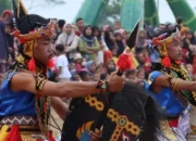Meriah, Festival Seni Budaya Kuda Kepang Polres Pringsewu Diikuti Puluhan Peserta