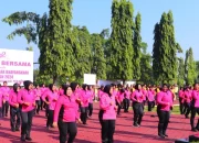 Sambut HKGB Ke-72, Polres Pekalongan Gelar Olahraga
