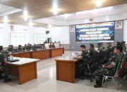 Korem 044/Gapo Gelar Rakor Kesiapan Pilkada Serentak di Wilayah Prov. Sumsel