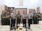 Eratkan Sinergitas TNI Polri, Karo Provoost Divpropam Polri Silaturahmi ke Pangdam II Sriwijaya