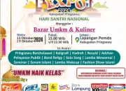 Gelar Bazar UMKM dan Kuliner di Lapangan Pemda Kabupaten Pringsewu di Semarak Santri Expo