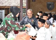 Sambut HUT TNI Ke-79, Kodim 0825/Banyuwangi Bagikan Makan 