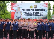 Kapolres Lepas Tim Walpri Calon Bupati dan Calon Wakil Bupati Pekalongan