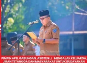 Pimpinan Apel Gabungan Asisten ll: Mengajak keluarga  Untuk Tertib Lalulintas
