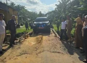 Plt, Bupati Labuhan Batu, Hj.Ellya Rosa Tinjau Jembatan Rusak di Kecamatan Bilah Hullu