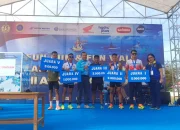 Memeriahkan HUT TNI AL ke-79,Lanal Kendari Gelar Fun Run dan Fun Walk