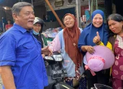 Paslon AYS-BSA Sapa Masyarakat Pedagang Pasar Inpres Tanjung Morawa
