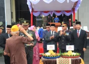 Dandim 0305 Pasaman, Letkol Arh Budi Prasetya S.T„ Pimpin uUpacara Hut TNI kKe-79, Plh Bupati Pasaman Edi Dharma Turut Hadir