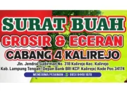 Toko SURAT BUAH Sediakan Buah-buahan Segar Dengan Harga Terjangkau Baik Grosiran dan Eceran