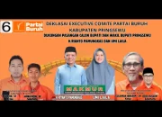 Deklarasi Dukungan Pasangan Calon Bupati dan Wakil Bupati Executive Commite Partai Buruh Pringsewu