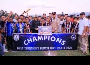 Tutup Bola Kaki Bupati Cup I Panti, Kajari Sobeng Suradal, Pjs Bupati Edi Dharma dan Ribuan Penonton Saksikan Pertandingan Final