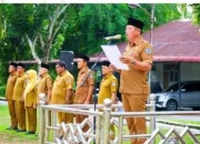 Pjs Bupati Labuhanbatu Melalui Staf Ahli Pimpin Upacara Apel Gabungan