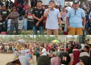 Kampanye Cabup Riyanto – Umi Laila di Sukoharjo 2 Pringsewu di Sambut Ribuan Pendukungnya
