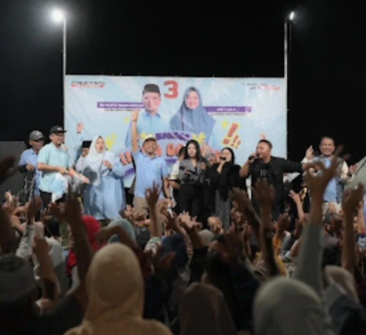 Kampanye Riang Gembira, Yel-yel Bakul Kopi Dadi Bupati Wong Ayu Pilih Nomor Urut 3 IMG_20241109_151222