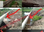 Pemeliharaan Jalan Meriam Padam Pelite Milik Dinas PUTR Bidang Bina Marga diduga “Asal Jadi”