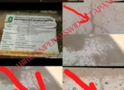 Hasil Kegiatan Peningkatan Kualitas Jalan Permukiman di Taman Indah Mentari Diduga Sarat “Korupsi”