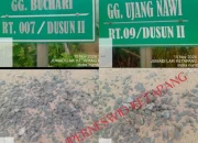 Hasil Pembagunan Telpot Lapin di Gang Buchari dan Wan Nawi Daerah Ketapang Diduga Hasil Kegiatan Proyek Siluman