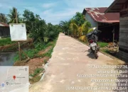 DD Tanjung Baik Budi Diduga “Bocor”, Penguna Jalan Minta Perbaiki Jalan yang Rusak