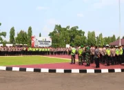 Pastikan Keamanan Kampanye Terbuka Paslon Bupati, Ratusan Personil Gabungan Dikerahkan
