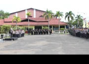 Kapolres Ketapang Dan Jajaran Amankan Kampanye Rapat Umum Paslon 01 dan juga Paslon 03