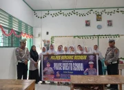 Ajak Pelajar Tertib Berlalu Lintas Sat Lantas Polres Sergai laksanakan Kegiatan Police Goes to school
