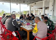 Perkuat Sinergitas TNI  -Polri, Sipropam Polres Pidie Jaya dan Subdenpom IM/1-3 Sigli Adakan Coffe Morning