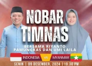 Nobar Laga Timnas Indonesia vs Myanmar Bersama H. Riyanto Pamungkas – Umi Laila