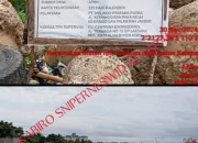 Diduga Abaikan Tanggungjawab, Proyek Abrasi Sungai Tengar Daerah Ketapang Gagal Total