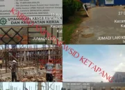 Renovasi Terminal Bandar Udara Rahadi Oesman Ketapang 2024 Diduga Mangkrak