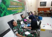Sambut Hut Penerangan TNI ke 74 Personil Kodam Iskandar Muda Adakan Donor Darah