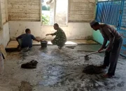 Pangdam Iskandar Muda Salurkan Bantuan Keramik Untuk Sejumlah Meunasah di Nagan Raya