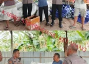 Polres Kayong Utara Berikan Bantuan Bibit Jagung Kepada Kelompok Tani