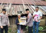 Polsek Linge Salurkan Bansos  Untuk Warga Kurang Mampu di Wilayah nya.