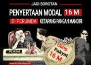 Pegiat LAKI LASKAR ANTI KORUPSI INDONESIA Ketapang Minta APH Usut Tuntas Aliran Investasi 16 Miliar di KPM