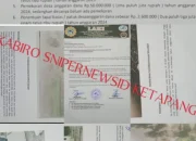 Korcam LAKI Laskar Anti Korupsi Indonesia Laporkan Dugaan Korupsi DD Desa Laman Satong ke Wapres