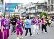 Plt Bupati Labuhanbatu Turut Hadiri Car Free Day Di Bundaran Simpang Enam