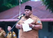 Asisten III Pimpin Apel Gabungan Dikecamatan Rantau Selatan Kab.Labuhanbatu
