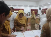 Pemkab Sergai Gelar Apel Gabungan Tenaga Honorer dan Tes Urine