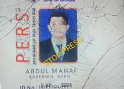 STOP PRESS!! Diberitaukan Kepada Seluruh Masyarakat, Instansi Dinas, TNI dan Polri Bahwa Abdul Manaf Bukan Lagi Wartawan SniperNew.id