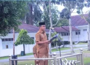 Asisten II Drs Ikharamsyah Putra Pimpin Apel Kelompok 1 Lingkungan Pemkab Labuhanbatu